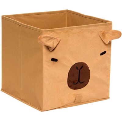 ATMOSPHERA Contenitore Joey Quadrato Pieghevole 29x29 Cm Marrone - Créateur D'Intérieur ATMOSPHERA Contenitore Joey Quadrato Pieghevole 29x29 Cm Marrone - Créateur D'Intérieur