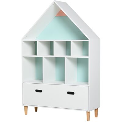 Homcom Mensole Porta Giocattoli per Bambini - Libreria Colorata Homcom Mensole Porta Giocattoli per Bambini - Libreria Colorata