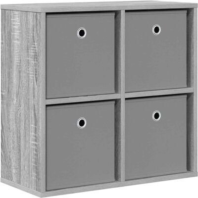 VIDAXL Credenza Con Cassetto Grigio Sonoma 59,5 X 27 X 57 Cm VIDAXL Credenza Con Cassetto Grigio Sonoma 59,5 X 27 X 57 Cm