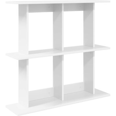 VIDAXL Scaffale Da Parete A Parete Bianco 80 X 20 X 75 Cm VIDAXL Scaffale Da Parete A Parete Bianco 80 X 20 X 75 Cm