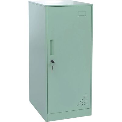 DÉCOSHOP26 Armadietto In Metallo Con Asta Appendiabiti E Ripiano Estraibile 90x38x45 Cm Acciaio Colore Menta 040008960 DÉCOSHOP26 Armadietto In Metallo Con Asta Appendiabiti E Ripiano Estraibile 90x38x45 Cm Acciaio Colore Menta 040008960