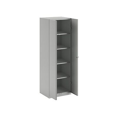 Armadio in acciaio Wolf - 600mm, 4 ripiani, grigio chiaro - Armadio di stoccaggio Armadio in acciaio Wolf - 600mm, 4 ripiani, grigio chiaro - Armadio di stoccaggio
