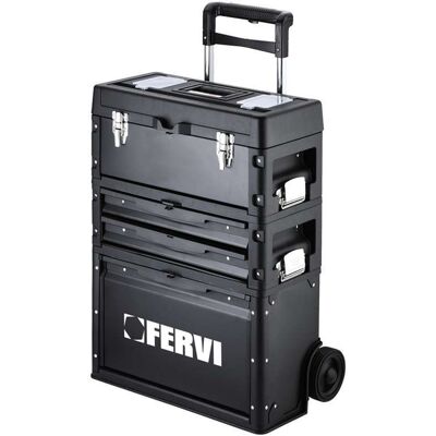 FERVI Carrello Porta Utensili Separabile 3 Pezzi Rosso C088 FERVI Carrello Porta Utensili Separabile 3 Pezzi Rosso C088