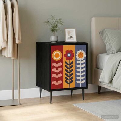 VIDAXL Armadio Da Notte Essen Rovere Nero 36 X 33 X 51 Cm VIDAXL Armadio Da Notte Essen Rovere Nero 36 X 33 X 51 Cm