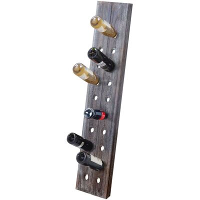 HHG - Serie Vintage Portabottiglie 131 Legno Paulonia 120x22x5cm Marrone HHG - Serie Vintage Portabottiglie 131 Legno Paulonia 120x22x5cm Marrone