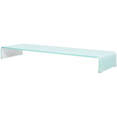 HELLOSHOP26 - Mobile Tv Tv Buffet Pratico Supporto Televisivo Dal Design Per Monitor 110 Cm Vetro Bianco 2502223 HELLOSHOP26 - Mobile Tv Tv Buffet Pratico Supporto Televisivo Dal Design Per Monitor 110 Cm Vetro Bianco 2502223