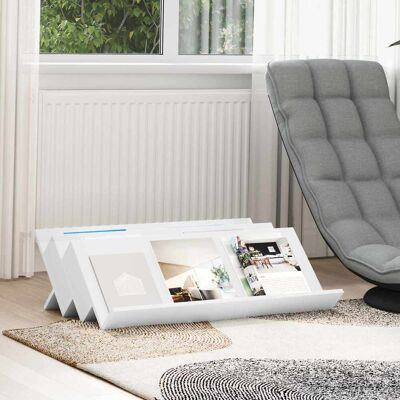 VIDAXL Scaffale Per Riviste Bianco 90 X 53 X 28,5 Cm Legno VIDAXL Scaffale Per Riviste Bianco 90 X 53 X 28,5 Cm Legno
