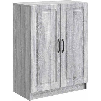 VIDAXL Credenza Grigio Sonoma 66 X 34,5 X 87 Cm Legno Ingegnerizzato VIDAXL Credenza Grigio Sonoma 66 X 34,5 X 87 Cm Legno Ingegnerizzato
