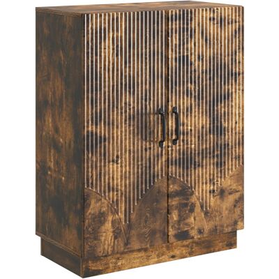 VIDAXL Credenza Rovere Fumo 66 X 34,5 X 87 Cm Legno VIDAXL Credenza Rovere Fumo 66 X 34,5 X 87 Cm Legno