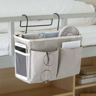 FOCTRO Betttasche, 1 Pezzo, Organizer Per Il Comodino, Impermeabile, Tasche Per Il Letto E Il Divano Appese Per La Conservazione Di Riviste, Occhiali, Libri, Telefoni E Magazine, Grigio FOCTRO Betttasche, 1 Pezzo, Organizer Per Il Comodino, Impermeabile, Tasche Per Il Letto E Il Divano Appese Per La Conservazione Di Riviste, Occhiali, Libri, Telefoni E Magazine, Grigio