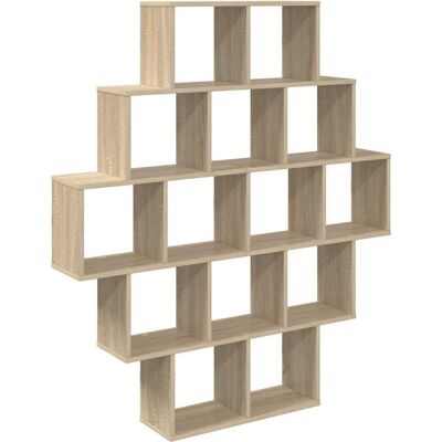 VIDAXL Scaffale Da Parete Rovere Sonoma 120 X 20 X 136 Cm VIDAXL Scaffale Da Parete Rovere Sonoma 120 X 20 X 136 Cm