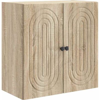 VIDAXL Mobiletto A Muro Rovere Sonoma 59 X 31 X 60 Cm VIDAXL Mobiletto A Muro Rovere Sonoma 59 X 31 X 60 Cm