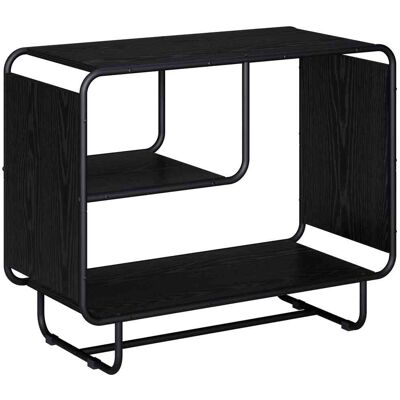 VIDAXL Credenza Rovere Nero 80 X 37,5 X 64,5 Cm Legno Ingegnerizzato VIDAXL Credenza Rovere Nero 80 X 37,5 X 64,5 Cm Legno Ingegnerizzato