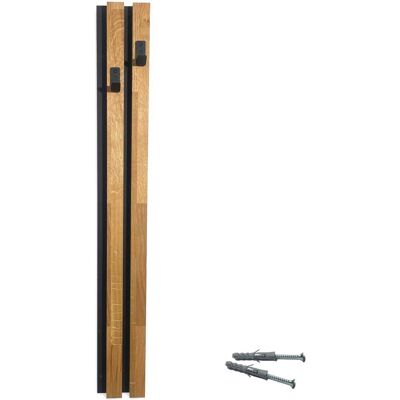 OEM Appendiabiti In Legno Slats 98cm Modulo 12cm OEM Appendiabiti In Legno Slats 98cm Modulo 12cm