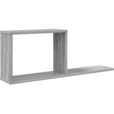 VIDAXL Scaffali Flottanti Sonoma Grigio 80 X 15 X 30 Cm VIDAXL Scaffali Flottanti Sonoma Grigio 80 X 15 X 30 Cm