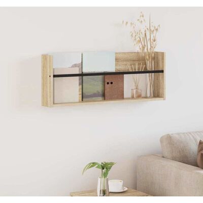 VIDAXL Scaffale Per Riviste Rovere Sonoma 80 X 12 X 30 Cm VIDAXL Scaffale Per Riviste Rovere Sonoma 80 X 12 X 30 Cm