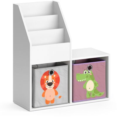 Libreria per bambini bianca Vicco - Ampio spazio - Libri & giochi Libreria per bambini bianca Vicco - Ampio spazio - Libri & giochi