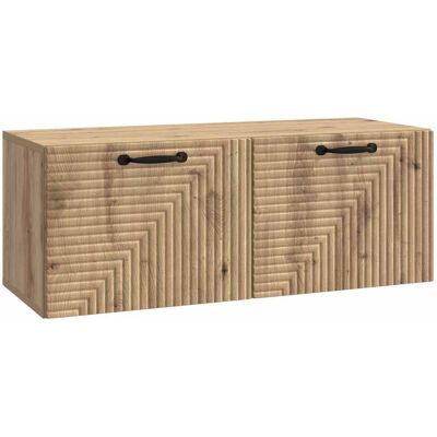 VIDAXL Mobile Porta Tv Da Muro Rovere Artigianale 78,5 X 31 X 30 VIDAXL Mobile Porta Tv Da Muro Rovere Artigianale 78,5 X 31 X 30
