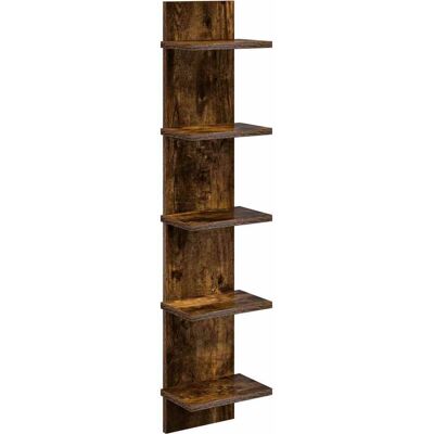 VIDAXL Scaffale Da Parete Rovere Fumo 22 X 15 X 100 Cm VIDAXL Scaffale Da Parete Rovere Fumo 22 X 15 X 100 Cm