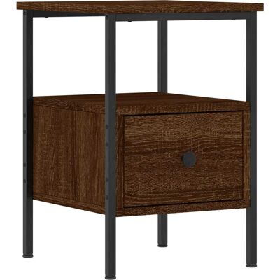 DÉCOSHOP26 Comodino In Rovere Marrone 34 X 36 X 50 Cm In Legno Ingegnerizzato Marrone Dec033686 DÉCOSHOP26 Comodino In Rovere Marrone 34 X 36 X 50 Cm In Legno Ingegnerizzato Marrone Dec033686