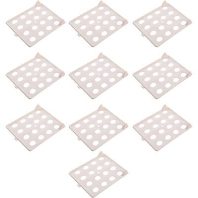 OEM Organizzatore Per Armadio In Plastica Per Vestiti - Giallo 10 OEM Organizzatore Per Armadio In Plastica Per Vestiti - Giallo 10