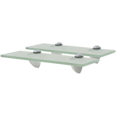 vidaXL Mensole galleggianti 2 pz Vetro 30x10 cm - Floating Shelves vidaXL Mensole galleggianti 2 pz Vetro 30x10 cm - Floating Shelves
