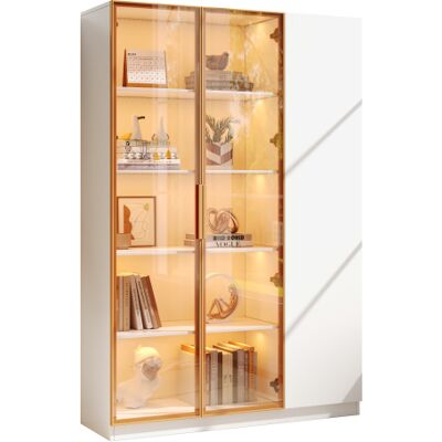 SANS MARQUE Zqoyn Vetrina In Vetro, Altezza 165 Cm – Vetrina A Tre Ante Con Illuminazione A Led, Colori Regolabili, Ripiani Regolabili E Dispositivo Antiribaltamento, Vetrina Bianca SANS MARQUE Zqoyn Vetrina In Vetro, Altezza 165 Cm – Vetrina A Tre Ante Con Illuminazione A Led, Colori Regolabili, Ripiani Regolabili E Dispositivo Antiribaltamento, Vetrina Bianca