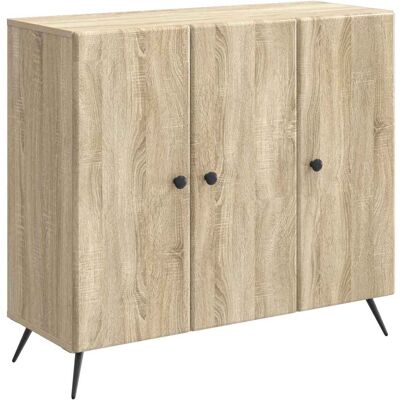 VIDAXL Credenza Rovere Sonoma 89 X 34,5 X 80 Cm Legno VIDAXL Credenza Rovere Sonoma 89 X 34,5 X 80 Cm Legno