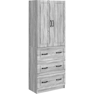 VIDAXL Set Di Armadi 2 Pz 66 X 34,5 X 87 Cm Legno Ingegnerizzato VIDAXL Set Di Armadi 2 Pz 66 X 34,5 X 87 Cm Legno Ingegnerizzato