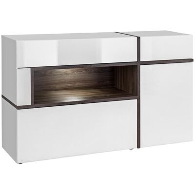 Meublorama - CRISS - Bianco - LED - Buffet Meublorama - CRISS - Bianco - LED - Buffet