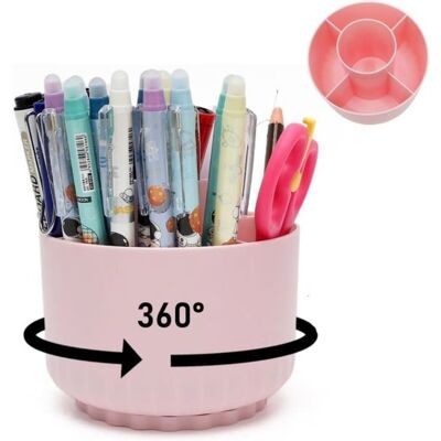 SANS MARQUE Organizzatore Da Scrivania, Organizer Da Tavolo, Contenitore Per Trucchi A 360° Per Maggiore Ordine Sulla Scrivania Dello Studente. SANS MARQUE Organizzatore Da Scrivania, Organizer Da Tavolo, Contenitore Per Trucchi A 360° Per Maggiore Ordine Sulla Scrivania Dello Studente.