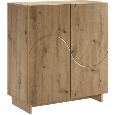 VIDAXL Credenza Rovere Artigianale 67 X 34,5 X 75 Cm VIDAXL Credenza Rovere Artigianale 67 X 34,5 X 75 Cm