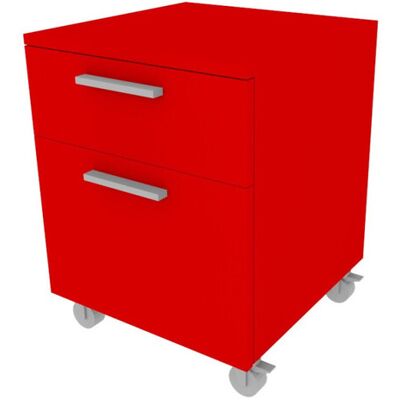 MOBILFINO CAMERETTE Cassettiera Colorata Per Cameretta O Ufficio - Soluzione Salvaspazio Con Chiusura Rallentata - Rosso MOBILFINO CAMERETTE Cassettiera Colorata Per Cameretta O Ufficio - Soluzione Salvaspazio Con Chiusura Rallentata - Rosso