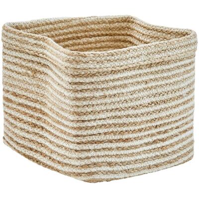 ATMOSPHERA Cestino In Iuta Tito 30x30cm - Créateur D'Intérieur ATMOSPHERA Cestino In Iuta Tito 30x30cm - Créateur D'Intérieur