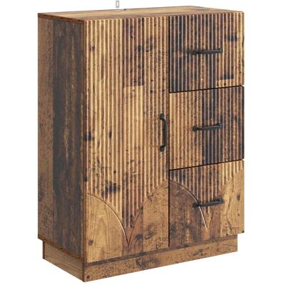 VIDAXL Credenza Legno Antico 66 X 34,5 X 87 Cm Legno Ingegnerizzato VIDAXL Credenza Legno Antico 66 X 34,5 X 87 Cm Legno Ingegnerizzato