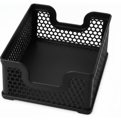 OEM Cestini Organizer Neri Traforati, Impilabili Per Essere Riposti Su Uno Scaffale In Un Armadio. OEM Cestini Organizer Neri Traforati, Impilabili Per Essere Riposti Su Uno Scaffale In Un Armadio.