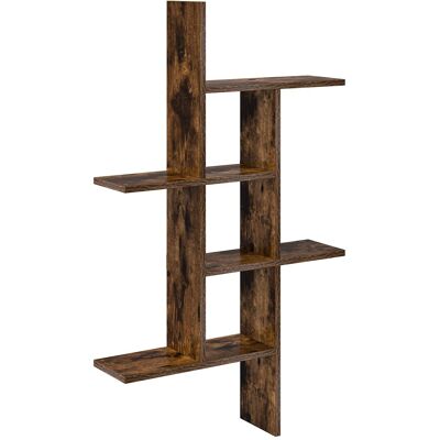 VIDAXL Scaffale Da Parete Rovere Fumo 61 X 15 X 102 Cm VIDAXL Scaffale Da Parete Rovere Fumo 61 X 15 X 102 Cm