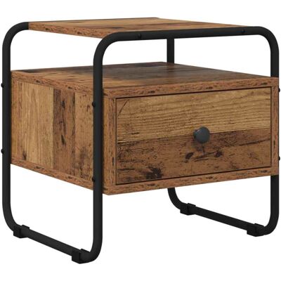 VIDAXL Armadio Da Notte Legno Antico 40 X 39,5 X 40 Cm VIDAXL Armadio Da Notte Legno Antico 40 X 39,5 X 40 Cm