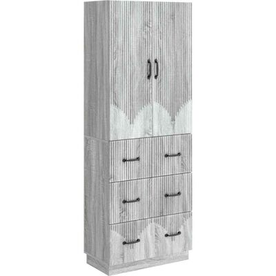 VIDAXL Set Di Armadi 2 Pz 66 X 34,5 X 87 Cm Legno Ingegnerizzato VIDAXL Set Di Armadi 2 Pz 66 X 34,5 X 87 Cm Legno Ingegnerizzato