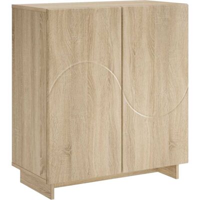 VIDAXL Credenza Rovere Sonoma 67 X 34,5 X 75 Cm Legno Ingegnerizzato VIDAXL Credenza Rovere Sonoma 67 X 34,5 X 75 Cm Legno Ingegnerizzato