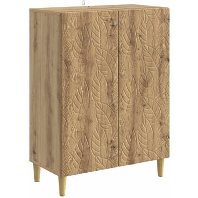VIDAXL Credenza Rovere Artigianale 66 X 34,5 X 90 Cm VIDAXL Credenza Rovere Artigianale 66 X 34,5 X 90 Cm
