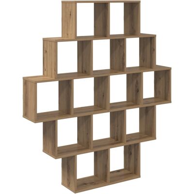 VIDAXL Scaffale Da Parete Rovere Artigianale 120 X 20 X 136 Cm VIDAXL Scaffale Da Parete Rovere Artigianale 120 X 20 X 136 Cm