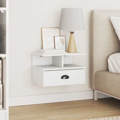 VIDAXL Armadio Da Notte Con Cassetto Hill Bianco 40 X 31 X 27 Cm VIDAXL Armadio Da Notte Con Cassetto Hill Bianco 40 X 31 X 27 Cm
