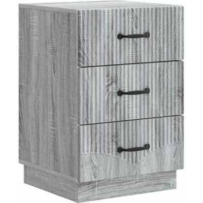 VIDAXL Armadio Da Notte Con Cassetto Grigio Sonoma 43 X 41 X 63,5 VIDAXL Armadio Da Notte Con Cassetto Grigio Sonoma 43 X 41 X 63,5