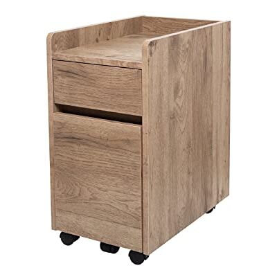 Iris Ohyama - Scatola Ufficio, Armadietto Mobile con Ruote, 2 Cassetti, 1 Ripiano - Arredo Ufficio Iris Ohyama - Scatola Ufficio, Armadietto Mobile con Ruote, 2 Cassetti, 1 Ripiano - Arredo Ufficio