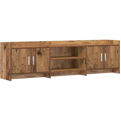 VIDAXL Mobile Tv 168 X 33 X 47 Cm Legno Antico Legno Ingegnerizzato VIDAXL Mobile Tv 168 X 33 X 47 Cm Legno Antico Legno Ingegnerizzato