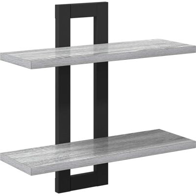 VIDAXL Scaffali Flottanti Sonoma Grigio 40 X 15 X 40 Cm VIDAXL Scaffali Flottanti Sonoma Grigio 40 X 15 X 40 Cm