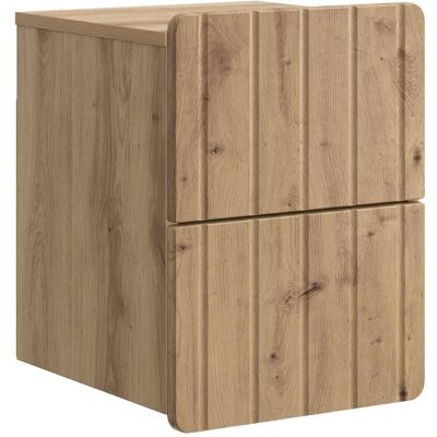 VIDAXL Mobiletto Da Notte A Muro Rovere Artigianale 33 X 34,5 X 43 Cm VIDAXL Mobiletto Da Notte A Muro Rovere Artigianale 33 X 34,5 X 43 Cm