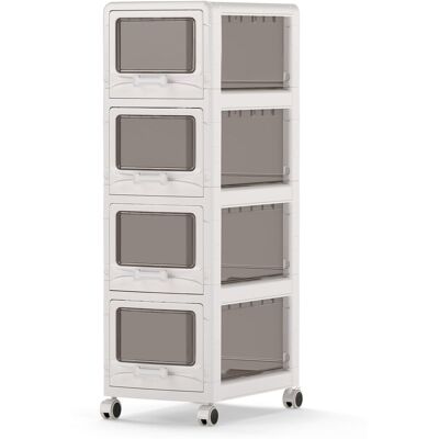 COSTWAY Cassettiera 3 4 5 Cassetti Carrello Scatola Portaoggetti Mobile Plastica Trasparente Ruote Maniglie Salvaspazio Compatta Slim Stretta Capienti Conteni COSTWAY Cassettiera 3 4 5 Cassetti Carrello Scatola Portaoggetti Mobile Plastica Trasparente Ruote Maniglie Salvaspazio Compatta Slim Stretta Capienti Conteni