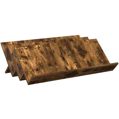 VIDAXL Scaffale Per Riviste Rovere Fumé 90 X 53 X 28,5 Cm VIDAXL Scaffale Per Riviste Rovere Fumé 90 X 53 X 28,5 Cm